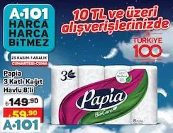 PAPİA 3 KATLI KAĞIT HAVLU